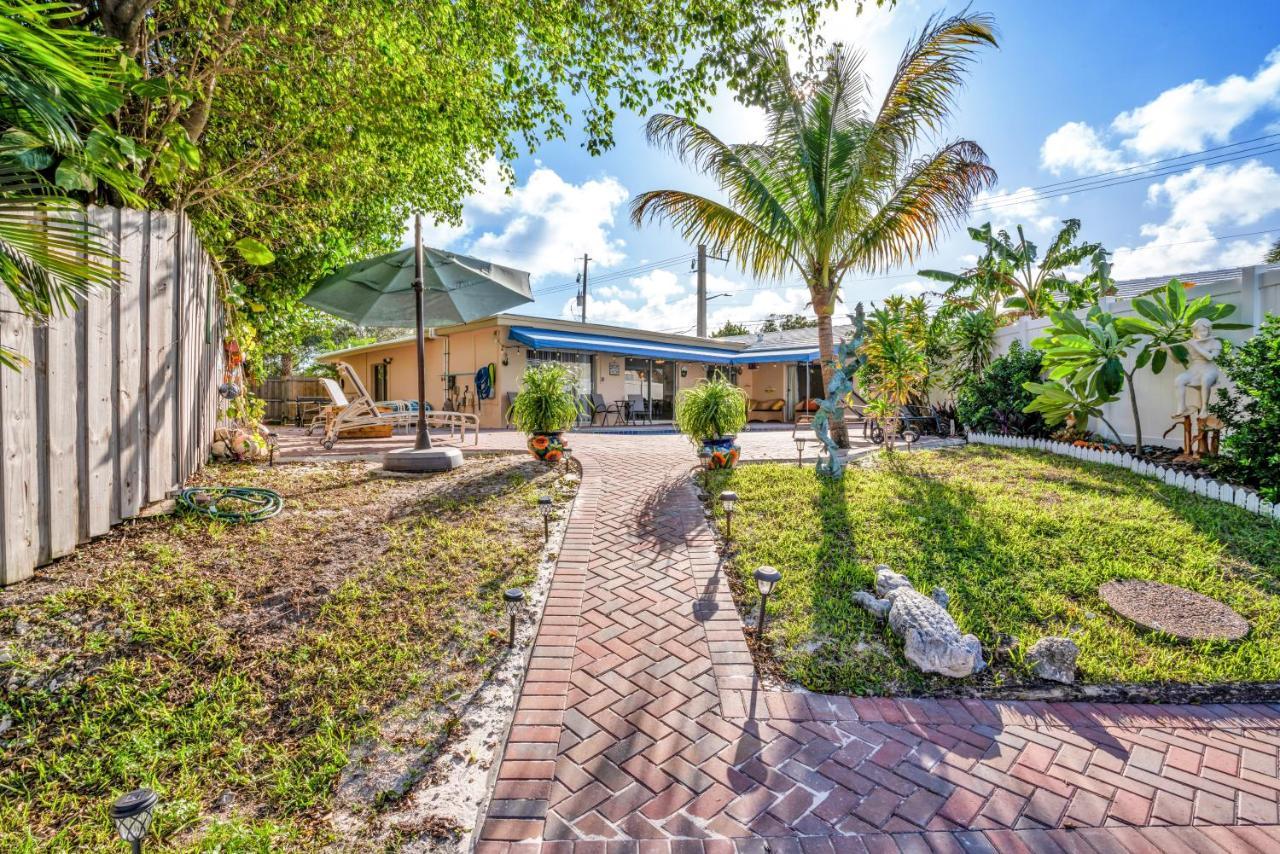 4 Bd Near Beach Spacious Solar Heated Pool Waterfront Home Pompano Beach Exterior photo