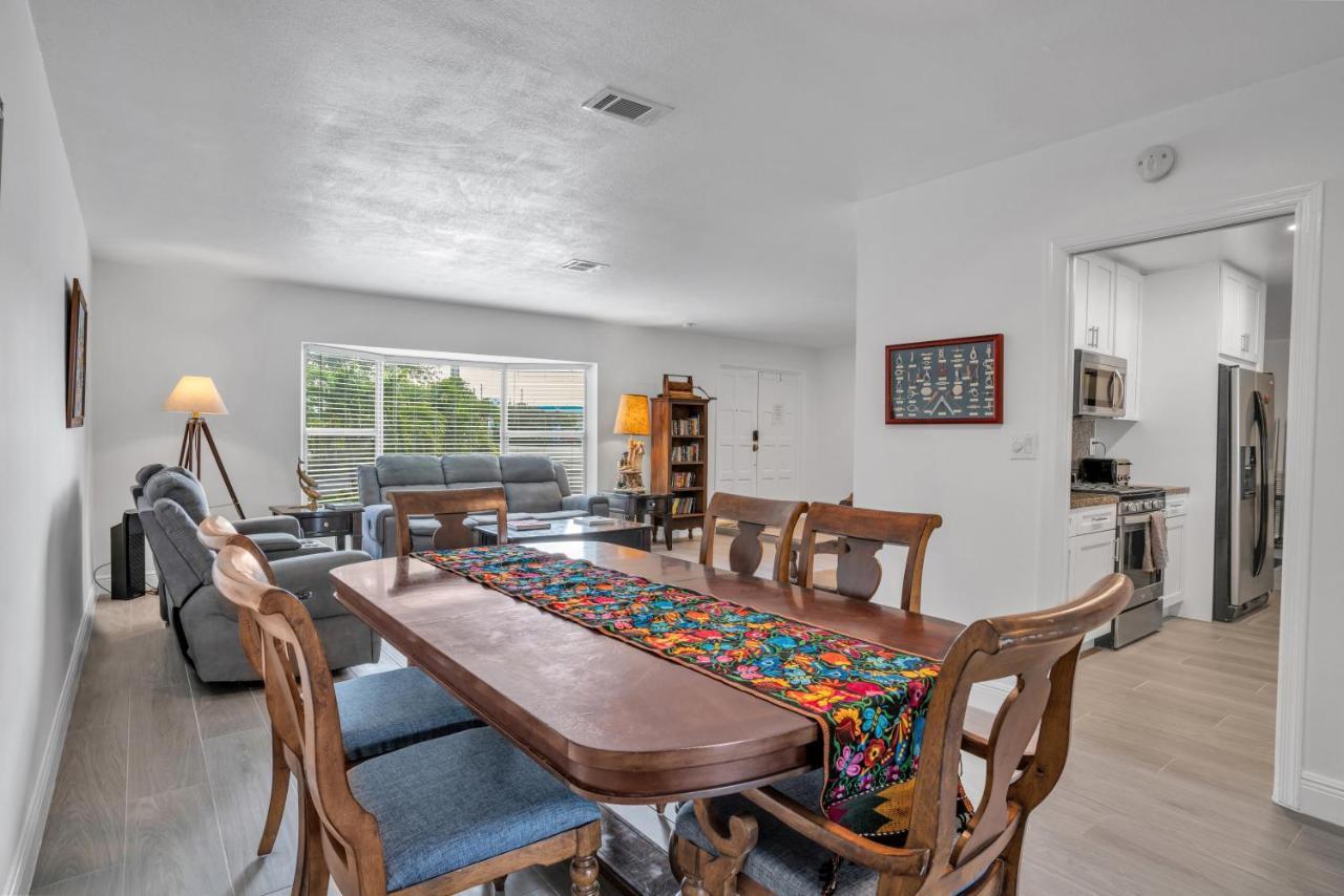 4 Bd Near Beach Spacious Solar Heated Pool Waterfront Home Pompano Beach Exterior photo