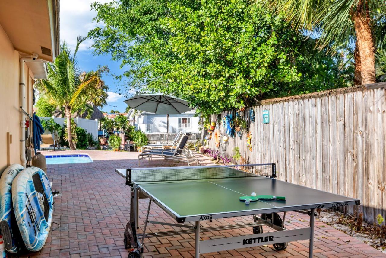 4 Bd Near Beach Spacious Solar Heated Pool Waterfront Home Pompano Beach Exterior photo