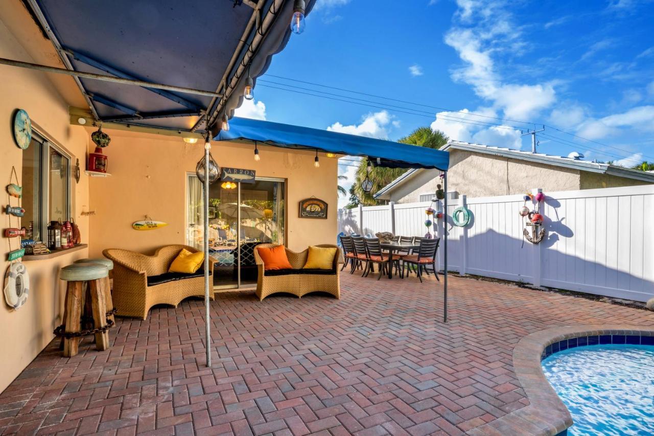 4 Bd Near Beach Spacious Solar Heated Pool Waterfront Home Pompano Beach Exterior photo